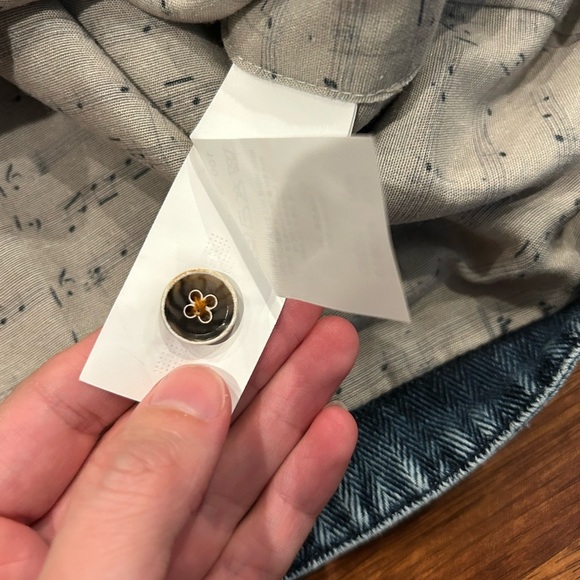 32 Bar Blues Men’s Denim Vest Size Small 100% Cotton - Picture 6 of 8